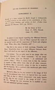 On The Teachings Of Chassidus Kehot 1959