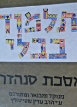 Sanhedrin. Steinsaltz Hebrew Large Ed. Menukad