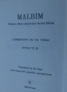 Malbim: The Patriarchs.