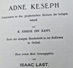 Adne Keseph Joseph Ibn Kaspi