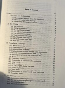 A Grammar of Biblical Aramaic by Franz Rosenthal