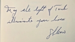 Shlomo Riskin "Torah Lights: Genesis Confronts Life, Love and Family" Signed